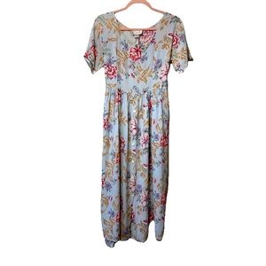 Vintage Floral Romantic Prairie Dress